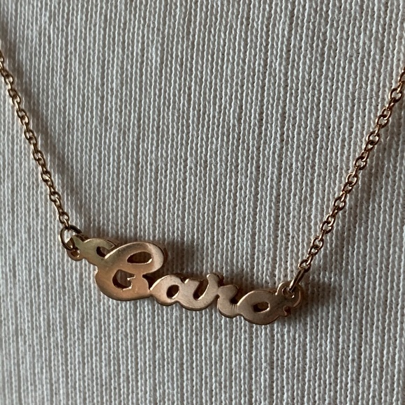 14k Rose Gold “Caro” Caroline not Carrie Nickname - Picture 16 of 16